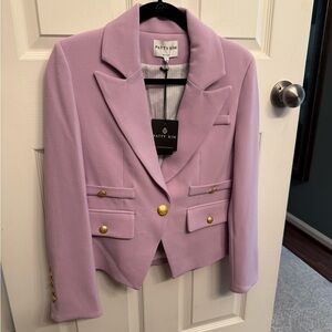 NWT Patty Kim Bridgette Blazer in Lavender